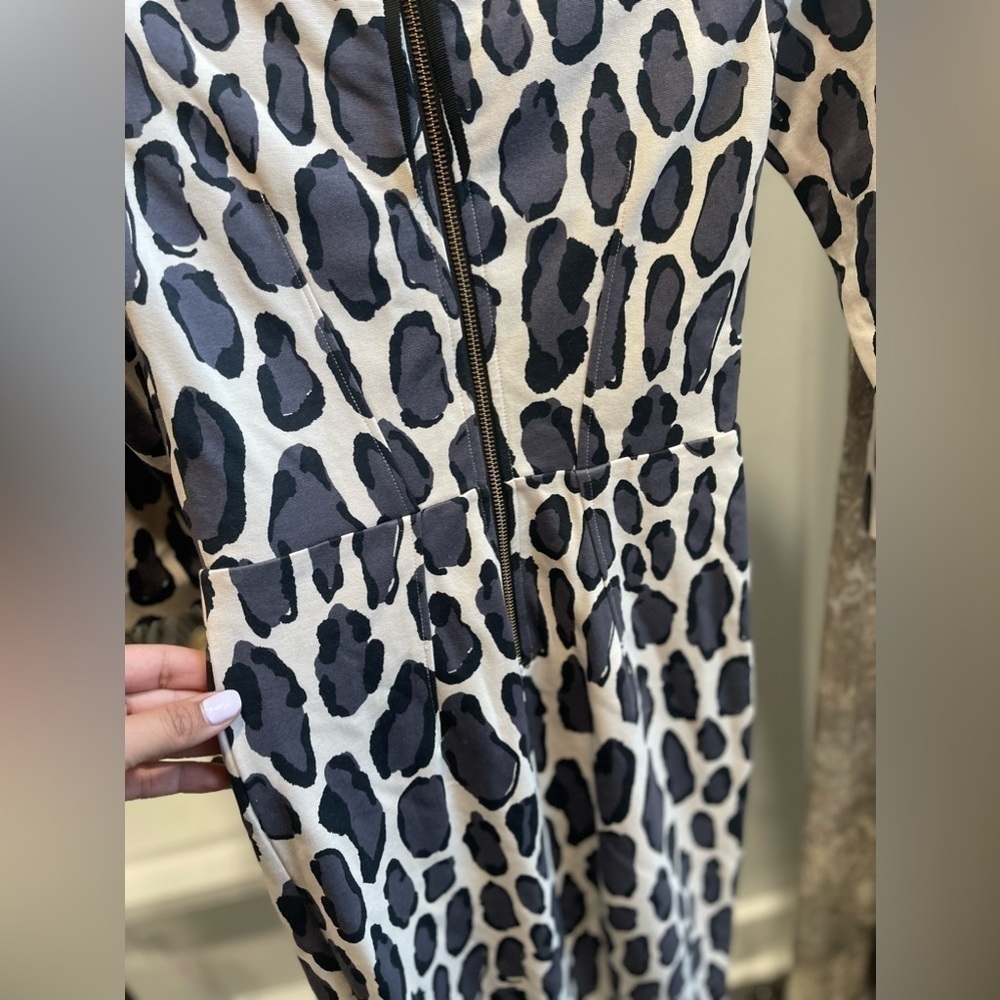 Boden Marisa Leopard Print Dress Size 2R - Picture 8 of 10